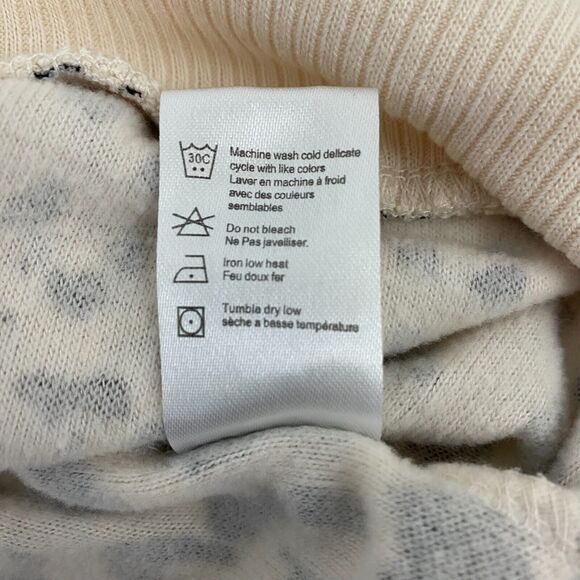 Chaser Top Pullover Animal Print Womens Long Sleeve‎ Crew Neck Top Size M - Picture 9 of 10